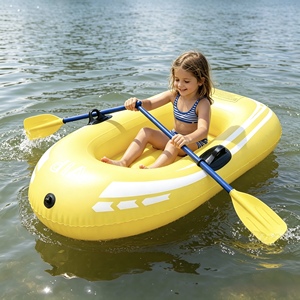 Kayak gonflable en PVC en promotion, monoplace ou biplace, bateau gonflable pour enfants, canoë d'été pour divertissement aquatique en extérieur - Product Image 3