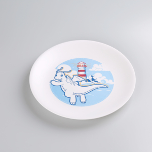 Assiette en mélamine sans dropshipping, assiette ronde lisse et vernie pour restaurant et usage domestique, passe au lave-vaisselle et incassable - Product Image 3