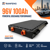 Solusi Produsen Baterai LiFePO4 96V 100Ah Lithium Ion untuk Armada EV Industri, 6000 Siklus, BMS Pintar 5G, Sel Grade A