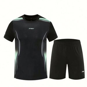 Uniformes de Fútbol Azules de Alta Calidad, Tallas Grandes, 100% Poliéster, Transpirables, Precio Económico al por Mayor, Ropa Deportiva para Correr, Impresión de Nombre y Logotipo - Product Image 3