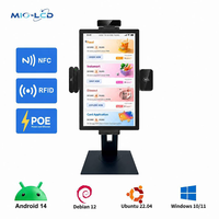 Perakende Sistemi Dokunmatik Ekranlı Android 13 Menü Restoran Kiosku Restoran Tableti İsteğe Bağlı Pos ve Standlı Masaüstü Tablet Pos Yazılımı