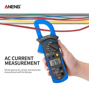 Multímetro Digital de Pinza ANENG ST201, Medidor de Resistencia Ohm, Voltímetro, Amperímetro, Probador de Transistores, IP55 0.1 - Product Image 2