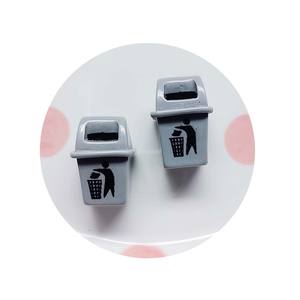 6 couleurs poubelle modèle mignon poubelle Miniature poubelle éducative pour enfants poubelle Figurine maison de poupée décoration - Product Image 2