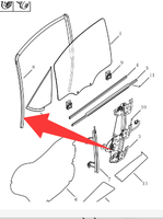 Joint d'étanchéité extérieur en caoutchouc pour vitres de porte, moulure de garniture pour Geely GX3 Pro, bande de caoutchouc étanche pour vitres de voiture