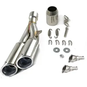 Motorcycle Modified Exhaust Pipe Muffler Sv650 Xmax250 Pcx150 Tw 125 Nvx155 Ttr 230 Tzr125 Cr125 Cj K750 Cb300 Crm 250 Crf150r