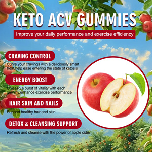 Factory Direct Keto Acv Gummies with Apple Cinder Vinegar Detox Cleansing Support Refresh Make Exercise More Effective Gummies - Product Image 2