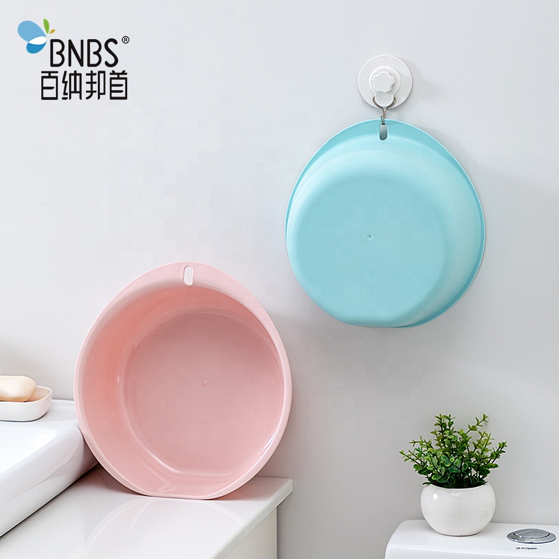 Портативная пластиковая круглая раковина для ванной и кухни