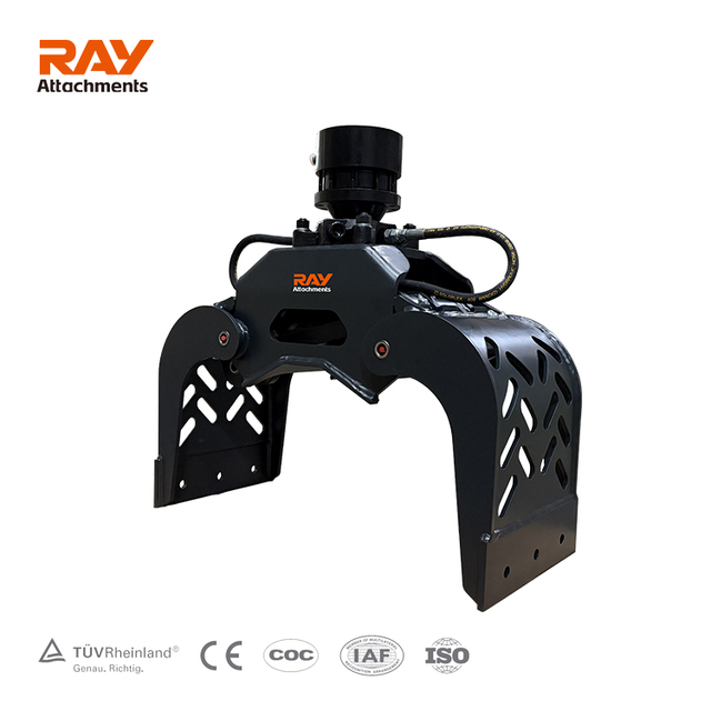 Mini Excavator Multi-Purpose Waste Scrap Handling Demolition Grapple 1-2.5ton 360 Degree Rotating Sorting Grapple
