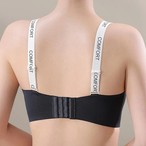 Reggiseno Sottile Monocolore <span class=keywords><strong>Senza</strong></span> <span class=keywords><strong>Ferretto</strong></span>, Stile Slim Push-up, Traspirante e Confortevole, Intimo Lucido <span class=keywords><strong>Senza</strong></span> Cuciture - Product Image 2