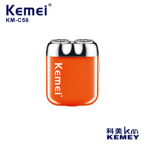 Afeitadora Eléctrica Kemei Km C56, Recortadora de Barba Rotativa, Impermeable IpX7, Recargable, para Hombre - Product Image 2