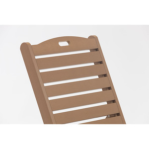 Banco de Jardín de Plástico y Madera de Alta Calidad, Resistente al Agua, con Ruedas - Product Image 6