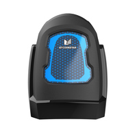 Escáner de Código de Barras Inalámbrico GTCODESTAR 1D 2D QR CMOS, 300 Lecturas/Segundo, Sensor de Imagen 2D Portátil, Lector de Códigos QR Inalámbrico para Almacén