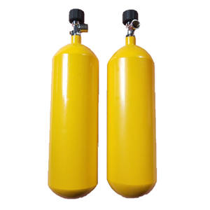 5 एल स्टील सिलेंडर 300bar/4500psi वायु श्वसन तंत्र स्टील सिलेंडर आग से लड़ने के लिए वाल्व के साथ - Product Image 3