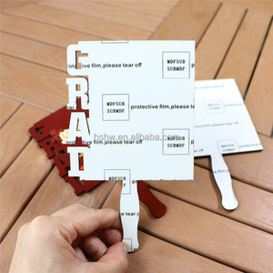 MDFSUB nuovi prodotti MDF Memorial GRAD Photo Gifts Wood Graduation Sublimation Paddle Fan Board Blanks per la creazione di artigianato fai da te - Product Image 6