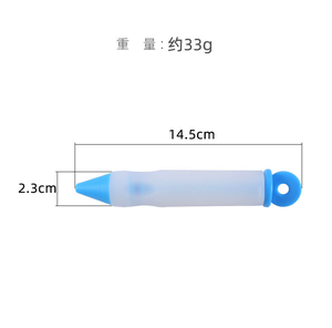 Seringue à crème pâtissière, <span class=keywords><strong>plaque</strong></span> <span class=keywords><strong>en</strong></span> <span class=keywords><strong>silicone</strong></span> pour la décoration au chocolat, stylo à peinture, stylo à écrire, stylo pour gâteaux, biscuits, glaces, outils pour gâteaux faits maison - Product Image 3