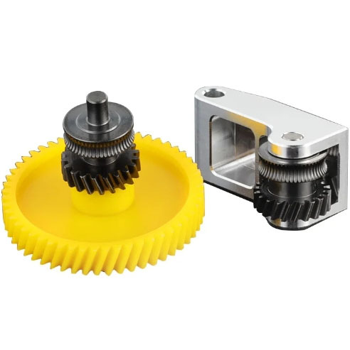 High Quality CNC Nanocoated Gear Kit for Bambu X1/X1C/P1P/P1S Extruder 3D Printer Parts for Carbon Fiber Filament