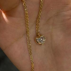 S925 Solid Silver <b>Gold</b>-Plated <b>Cross</b> <b>Chain</b> with Adjustable Drawstring Universal <b>Chain</b> Pendant for Women Diamond Pendants Charms - Product Image 4