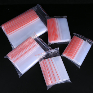 Chinese Factories Custom Ziplock PE Plastic Packaging <b>Bags</b> Transparent Clothes Cosmetic Flat Pouch Zipper <b>Bags</b> for Packaging - Product Image 1