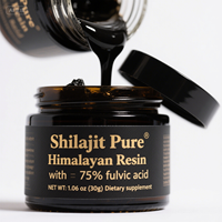 ODM OEM – Poudre de résine de Shilajit à base d'extraits végétaux de qualité alimentaire, personnalisée et de haute qualité, en bouteille