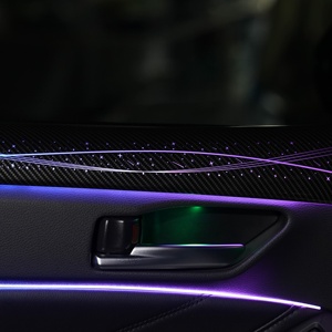 Lámpara ambiental interior para coche con volante a la derecha, de bajo consumo energético, con ciclo automático de colores y selección manual a través de botón táctil - Product Image 5