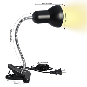 Bò Sát UVB UVA Giữ Bóng Đèn Clip-On Kẹp Đèn Lịch Thi Đấu Cho Bò Sát Rùa Rùa Thằn Lằn Sưởi Ấm Đèn Chiếu Sáng - Product Image 4
