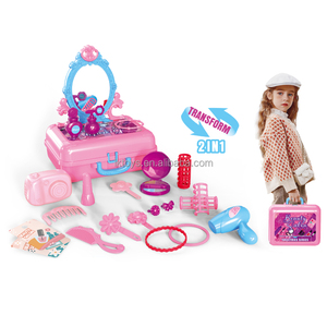 Juego de Maquillaje de Plástico <span class=keywords><strong>para</strong></span> Niños Lucky Toys y Caja de Almacenamiento en Mini Maleta <span class=keywords><strong>para</strong></span> Juego de Imitación de 4 a 6 Años - Product Image 1