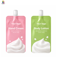 Pochette souple personnalisée pour recharge de lotion, 80g 120ml, pour crème pour les mains et cosmétiques, avec bec verseur – Fabrication OEM/ODM