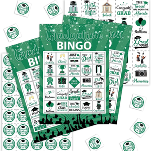 उच्च विद्यालय या कॉलेज स्नातक पार्टी की आपूर्ति के लिए मज़ेदार ग्राद पार्टी गेम कार्ड - Product Image 5