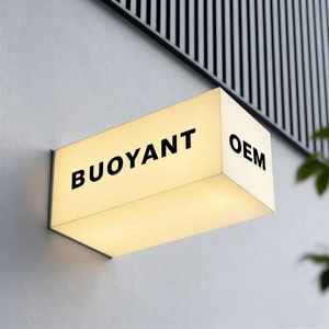<b>Cube</b> Led Lightbox Signage Coffee Shop Advertising Boards Acrylic Custom Logo <b>Light</b> Box Sign - Product Image 4
