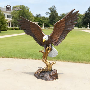 Statua di <span class=keywords><strong>Aquila</strong></span> in Bronzo TREVI, Scultura in Metallo per Esterni, Vendita all'Ingrosso - Product Image 2