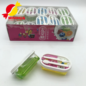 Gomas de frutas al por mayor Halal hamburguesa forma gelatina gomosa hamburguesa suave piruleta caramelo - Product Image 3