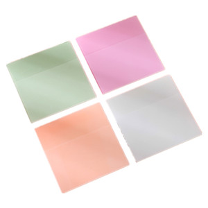 Blocs-notes autocollants transparents photosensibles à changement de couleur 76x76mm, bloc-notes carré avec design coloré pour usage au bureau - Product Image 3