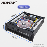 AUWAY TD2100 Dış Mekan Konser Amfisi 2x2100W 2 Sınıf TD Bakır Transformatörlü 1 Yıl Garantili