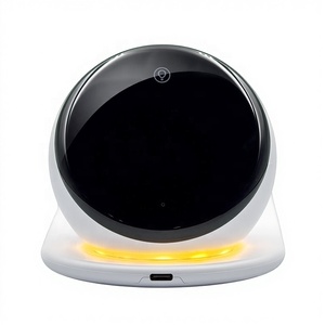 Altoparlante da Scrivania <span class=keywords><strong>4</strong></span> in 1 con Caricatore Wireless, Sveglia Digitale LED, Luce Notturna Ambientale e Macchina del Suono a Rumore Bianco per Camera da Letto - Product Image 6