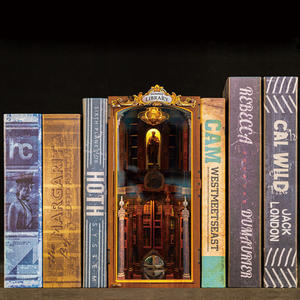 Wincent OBM ODM Diorama en bois fait main, thème Monastère, boîte <span class=keywords><strong>de</strong></span> rangement pour jouets à assembler, personnalisation, puzzles 3D - Product Image 2