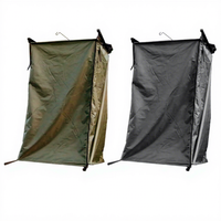 Tente de toilette WhisperGarden double couche en nylon, imperméable, quatre saisons, une chambre, un salon, légère 280g, diamètre 3-6m