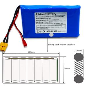 DTP package Cells foraging 7S1P 18650 li ion 25,<span class=keywords><strong>2</strong></span> v type battery lithium ion - Product Image 2