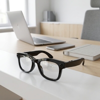Lunettes Intelligentes M01 Pro AI avec Audio Sans Fil, Caméra 800W, Stéréo et Réduction de Bruit ENC pour le Voyage