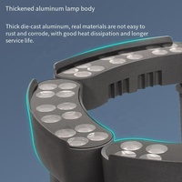 Solar-Baumleuchte 12W DMX512 Verbindbar IP65 Wasserdicht Außenbereich Warmweiß 220V Garten-Landschaftsbeleuchtung LED-Ring-Spot