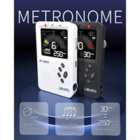 Şarj Edilebilir 3'ü 1 Arada Dijital Metronom Akort Aleti Mini Boyutlu, Vokal Sayacı ve Ton Jeneratörü ile Gitar Bas Keman için