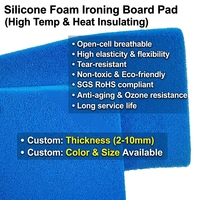 Tapis en silicone 4D anti-ghosting pour presse à chaud, résistant à 220°C, en matériau éponge respirant à cellules ouvertes