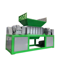 Dubbele As Shear Crusher Gebruikt Voor Grof Afval En Non-Ferro Huishoudelijk Afval Shredder Machine