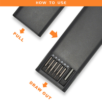 Jeu de tournevis de précision S2 mini 24-en-1, 25 pièces, avec embouts magnétiques et étui en plastique pour l'électronique, les téléphones portables et les réparations