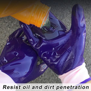 XINGYU, venta al por mayor, guantes de trabajo, resistentes al agua, Guantes Recubiertos de nitrilo para hombres y mujeres, guantes de trabajo de construcción Industrial - Product Image 6