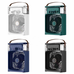 Ventilador de Escritorio GLIWAY, Enfriador Evaporativo con Luz LED, Humidificador, 5 Velocidades de Viento, 3 Modos de Rociado, Temporizador de 1/2/3 Horas, 3-6 Horas de Funcionamiento, 7 Colores - Product Image 3