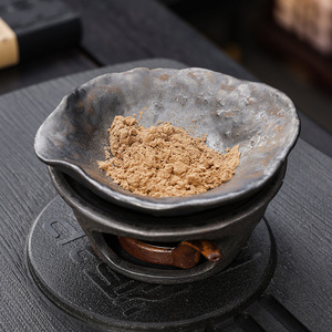 Four à brûler l'encens en céramique de style japonais fait main, pour <span class=keywords><strong>plantes</strong></span>, thé, sauge, poudre d'encens, ornement, cèdre, aromathérapie - Product Image 4