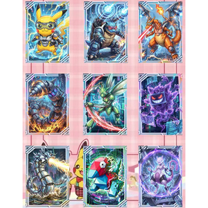 MS KUKU Serie Pokemoned Carte Metalliche 1.0 - Scatole a Sorpresa di Carte Collezionabili con Fan Art Squisita e Classica - Gioco da Tavolo Regalo per Bambini - Product Image 6