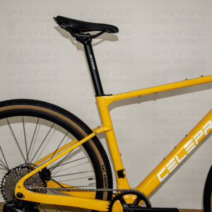 Cadre de vélo de route en fibre de carbone GRX 700c*45c personnalisé, 12 vitesses, avec fourche à suspension et freins à disque, léger, pour course et gravel - Product Image 4