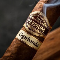 Bandes d'étiquettes pour cigares en feuille d'or rétro, emballage de cigares, autocollants personnalisés pour cigares, étiquettes en feuille gaufrée pour cigares cubains