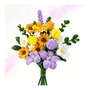 Kit de arte DIY con limpiapipas de terciopelo de 8 mm, material para proyectos educativos creativos y decoraciones florales con limpiapipas. - Product Image 2